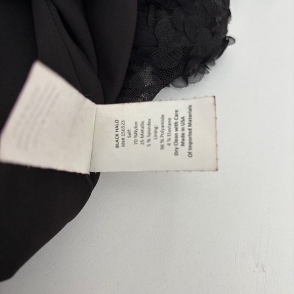 BLACK HALO Alister Floral Corset Mini Dress in Onyx - Picture 16 of 17